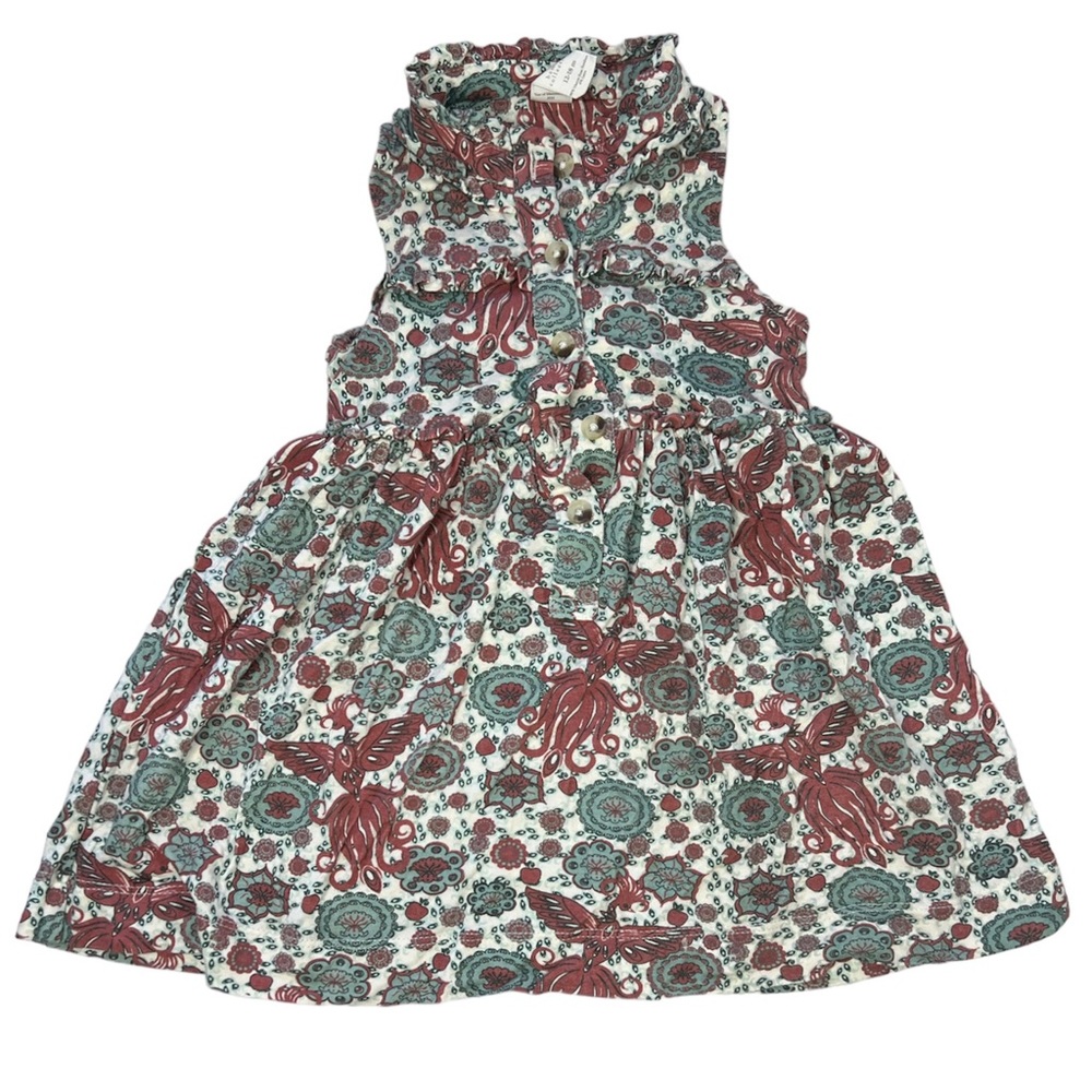 ❌SOLD❌Kate Quinn Classic Firebird Ruffled dress